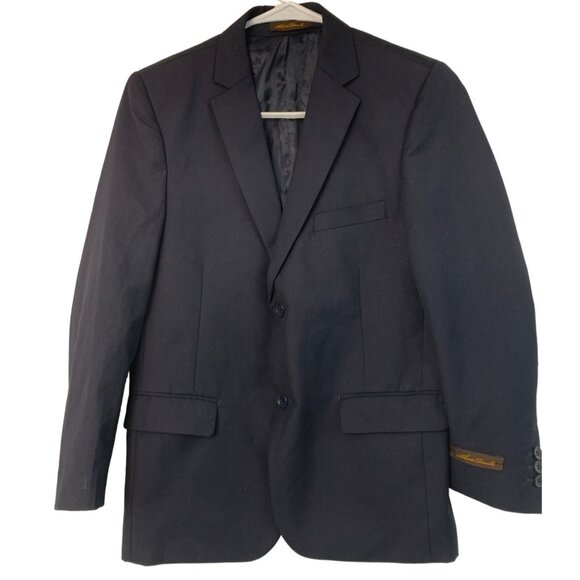 Alberto Danelli Boys Youth Navy Blazer Polyester Size 12 LinedNWT 7245